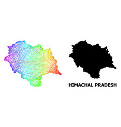 Hatched Map Himachal Pradesh State