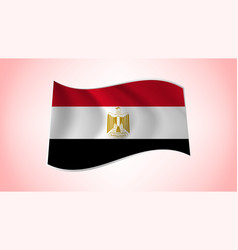 National Flag Of Egypt - Waving