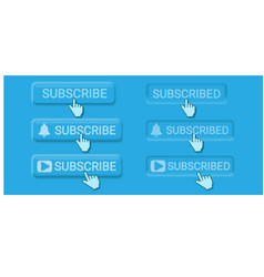 Creative Neumorphic Icons Button Blue Subscription