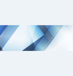 Light Blue Modern Abstract Wide Banner