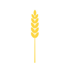 Single Golden Wheat Ear Icon