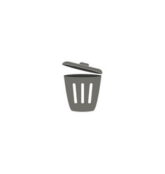 Trash Can Icon Logo Design