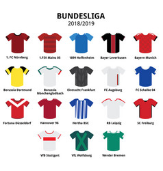 Bundesliga Jerseys 2018 - 2019 German Football