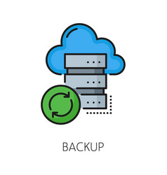 Backup Cdn Content Delivery Network Icon Server