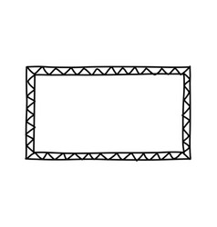 Doodle Frames Rectangle Hand Drawn Borders