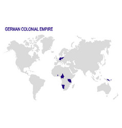 Map With German Colonial Empire