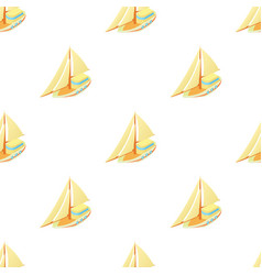 Small Sailboat Pattern Seamless