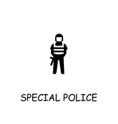 Special Police Flat Icon