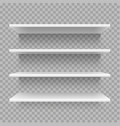 Modern Empty 3d Bookshelf Retail Shop Shelf