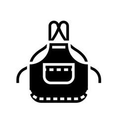 Apron Denim Glyph Icon