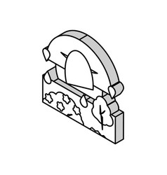 Botanical Tourism Isometric Icon