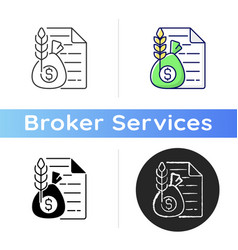 Commodity Broker Icon