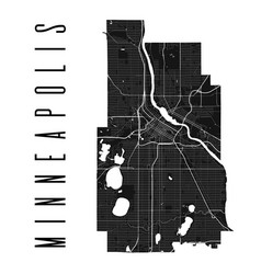 Minneapolis Map Detailed Map City