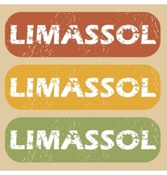 Vintage Limassol Stamp Set