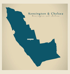 Modern Map - Kensington And Chelsea Borough