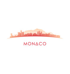 Monaco Skyline Silhouette