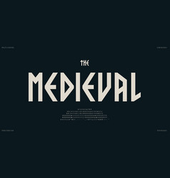 Medieval Alphabet Nordic Multilingual Typeface