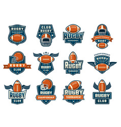 Rugby Labels Sport Team Badges Recent