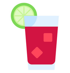 Cape Codder Cocktail Icon Alcoholic Mixed Drink