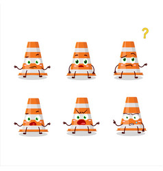 Cartoon Character Of Orange Traffic Cone