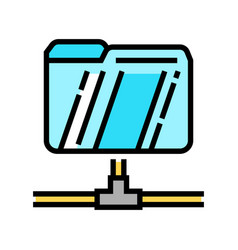 Data Folder Color Icon