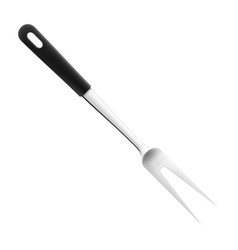 Meat Fork Isolated On A White Background Barbecue