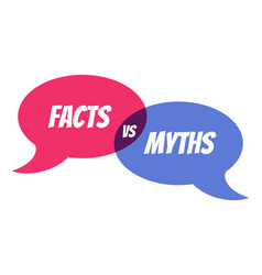 Myths Vs Facts Concept Of Thorough Fact-checking