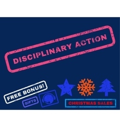 Disciplinary Action Rubber Stamp