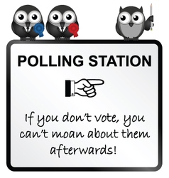 Polling Station Sign