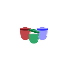 Trash Can Icon Logo Design