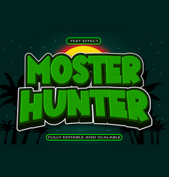 Moster Hunter Style Editable Text Effect 3