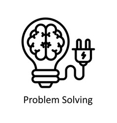 Problem Solving Outline Icon Design