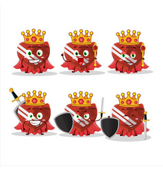 A Charismatic King Red Love Gift Box Cartoon