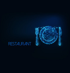 Futuristic Restaurant Business Concept