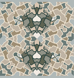 Kaleidoscope Seamless Pattern In Doodle Style