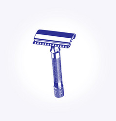 Mustache Razor Logo