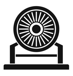 Aircraft Repair Turbine Icon Simple Style