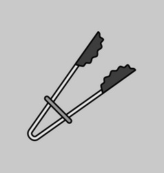 Kitchen Tongs Icon Kitchen Appliance