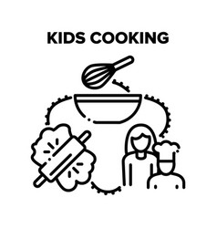 Kids Cooking Black