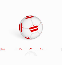 Soccer Ball With The District Of Columbia Flag