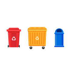 Trash Container Bin Icon Garbage Can Metal