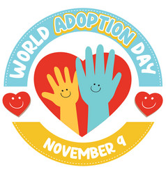 World Adoption Day Logo Design