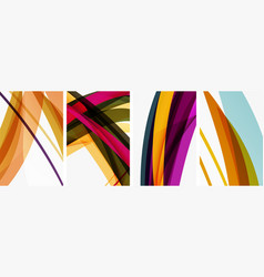 Abstract Colorful Wave Posters For Wallpaper