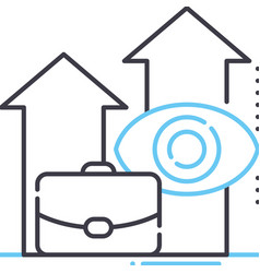 Long Term Investment Line Icon Outline Symbol