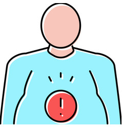 Abdominal Pain Mesothelioma Color Icon