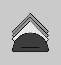 Napkins And Napkin Holder Grayscale Icon