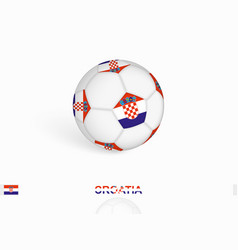 Soccer Ball With The Croatia Flag Football Sport