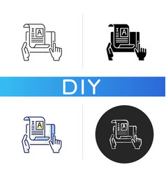 Self Publishing Black Glyph Icon