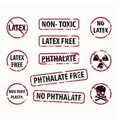 Latex And Phthalate Free Stamps Set