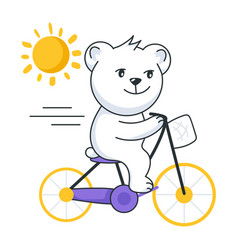 Cycling Bear